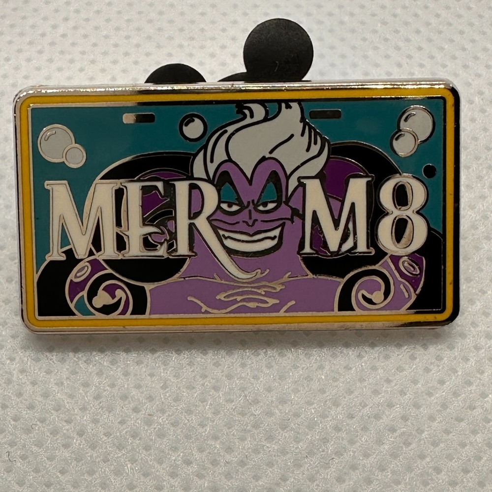 Disney‎ Pin License Plate Mystery LITTLE MERMAID LICENSE PLATE